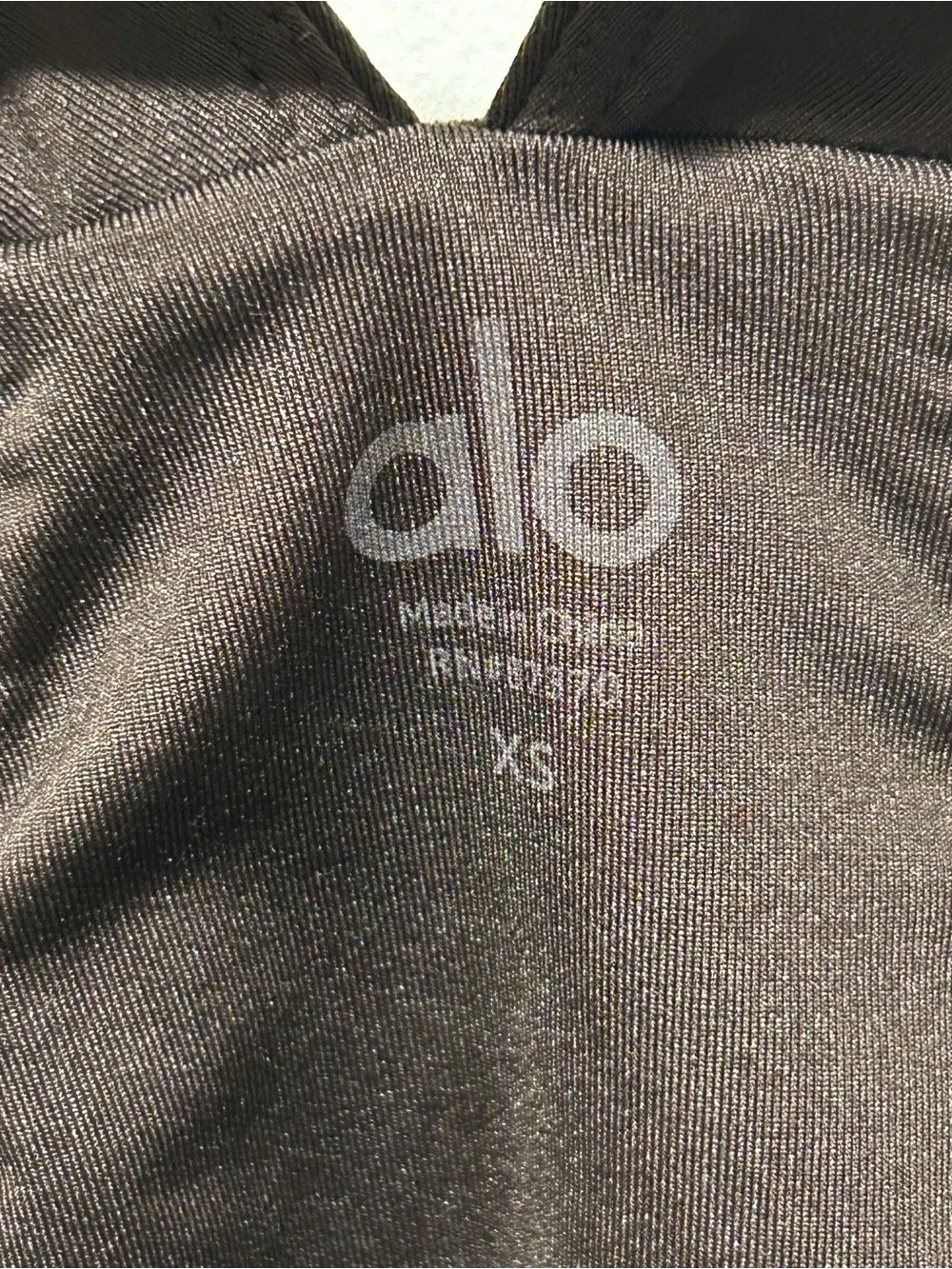 Alo Yoga Real Racerback Bra Tank Brown , size XS